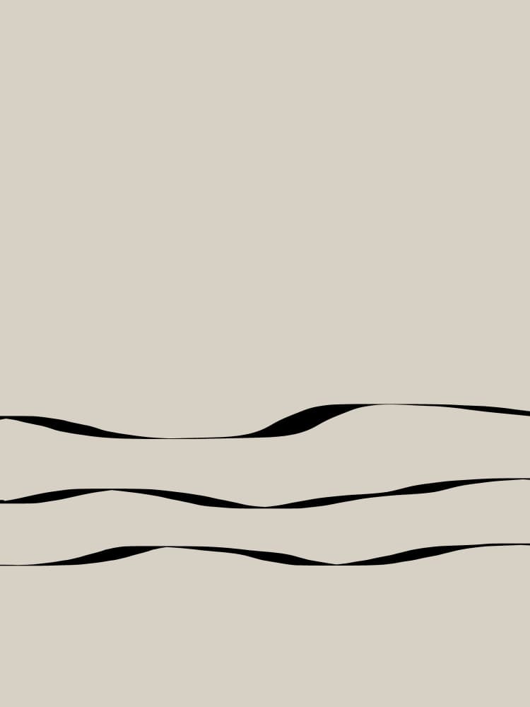 Subtle Wavy Rhythm by Imaginative — canvas wall art