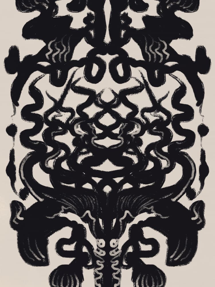 Intricate Organic Abstract by Little Dean — canvas wall art