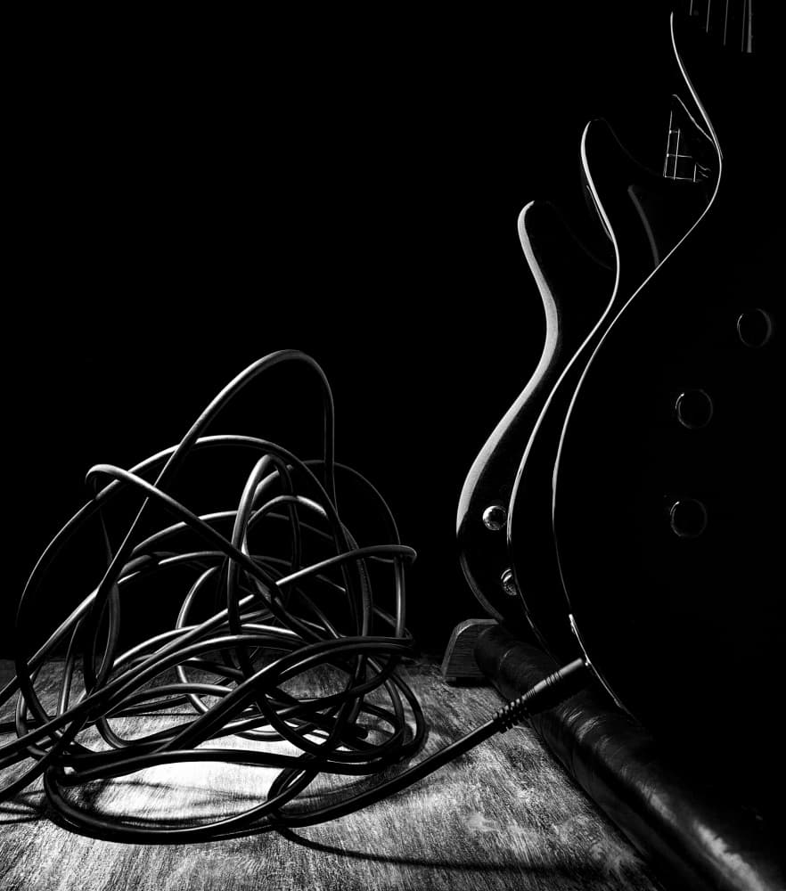 Electric Guitar Unplugged by Volodymyr Poleshchuk — canvas wall art