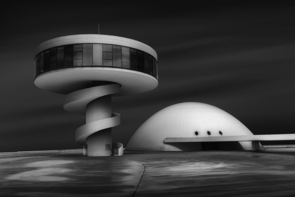 Sleek Spiral Dome by Jorge Ruiz Dueso — canvas wall art