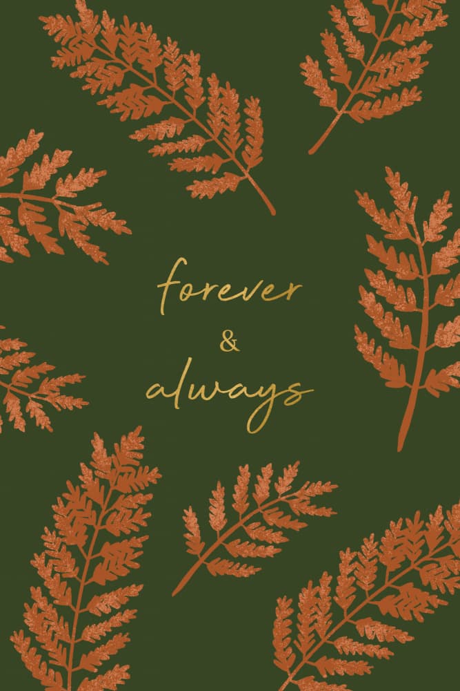 Forever & Always by Goed Blauw — canvas wall art