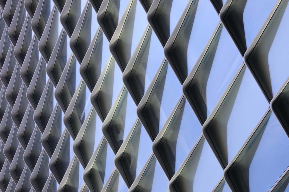 Modern Geometric Facade by Robin Wechsler — canvas wall art