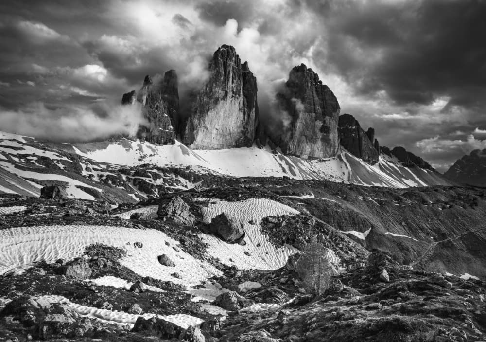Majestic Alpine Storm by Gianpaolo Meriana — canvas wall art
