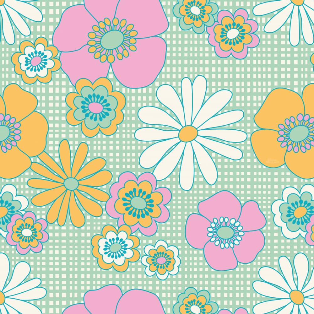 Pretty Picnic by Carrie Cantwell — canvas wall art
