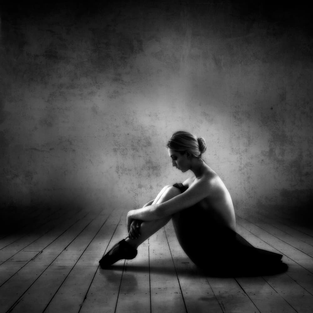 Graceful Dancer's Solitude by Michael Groenewald — canvas wall art