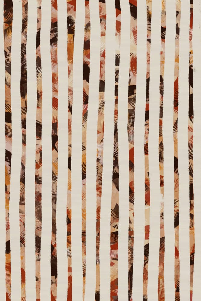 Striped Serenity by Treechild — canvas wall art