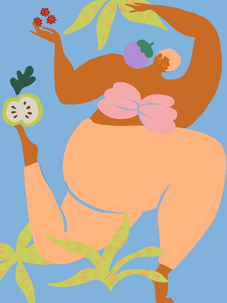Fruity Run by Arty Guava — canvas wall art