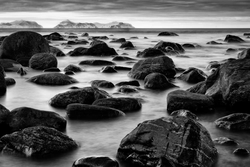Rocky Ocean Serenity by Thore Larsgard — canvas wall art