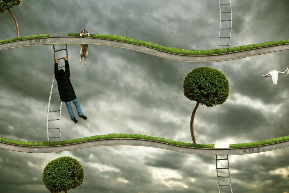 Surreal Path Adventure by Mister Solo — canvas wall art