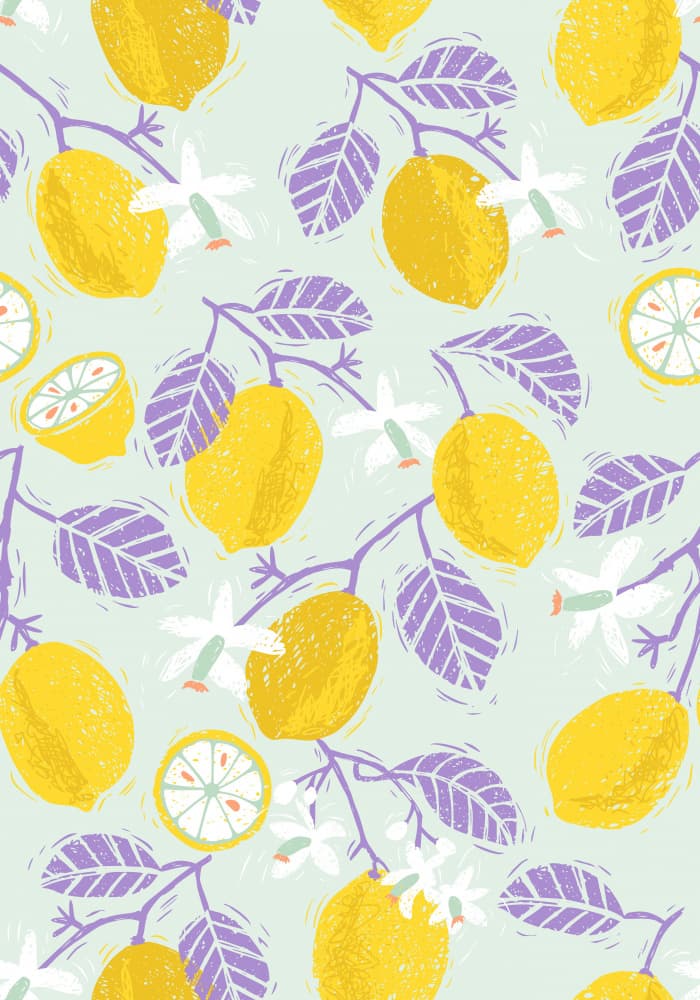 Vibrant Citrus Pattern