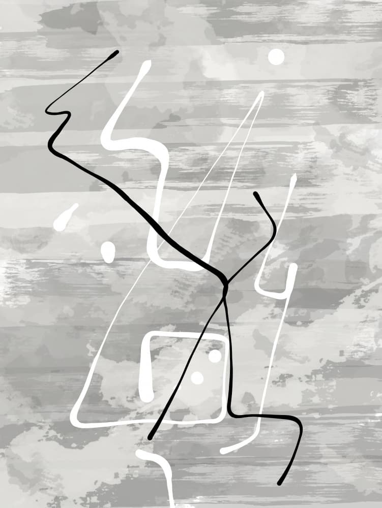 Fluid Abstract Lines by Sannel Larson — canvas wall art