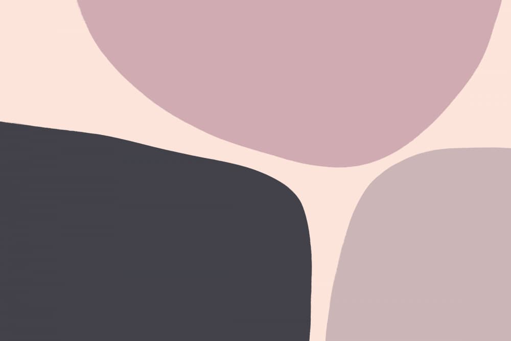 Organic Shapes In Muted Tones by uplusmestudio — canvas wall art