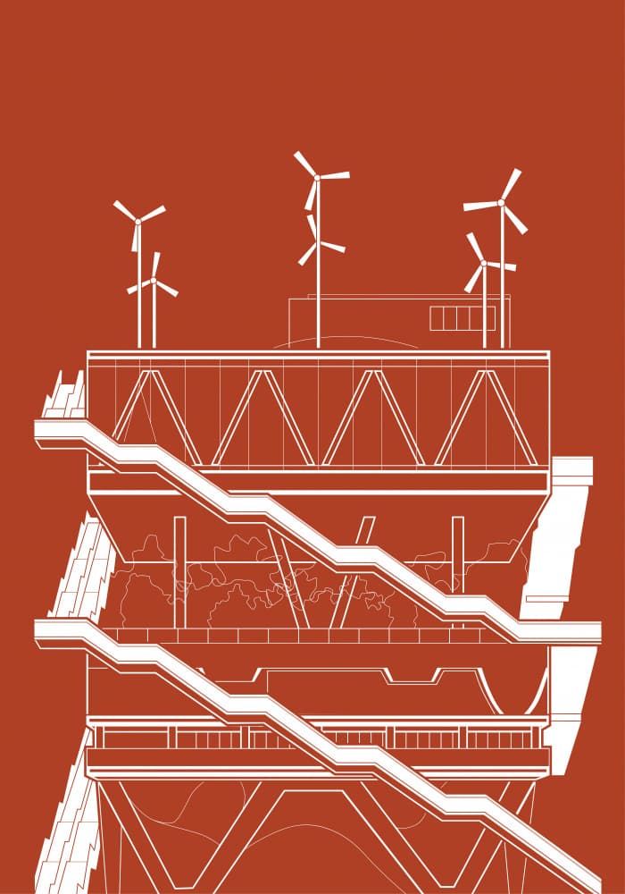 Sustainable Architecture Concept by zaglono — canvas wall art