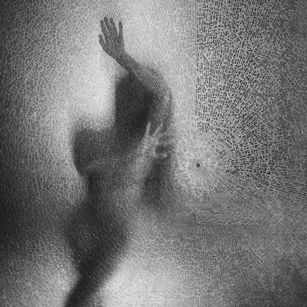 Trapped Behind Broken Glass by Roswitha Schleicher-Schwarz — canvas wall art