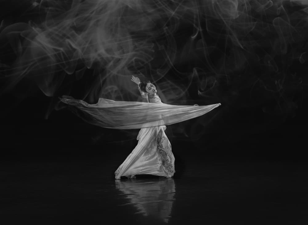 Ethereal Dance Reflection by Molly Fu APA — canvas wall art