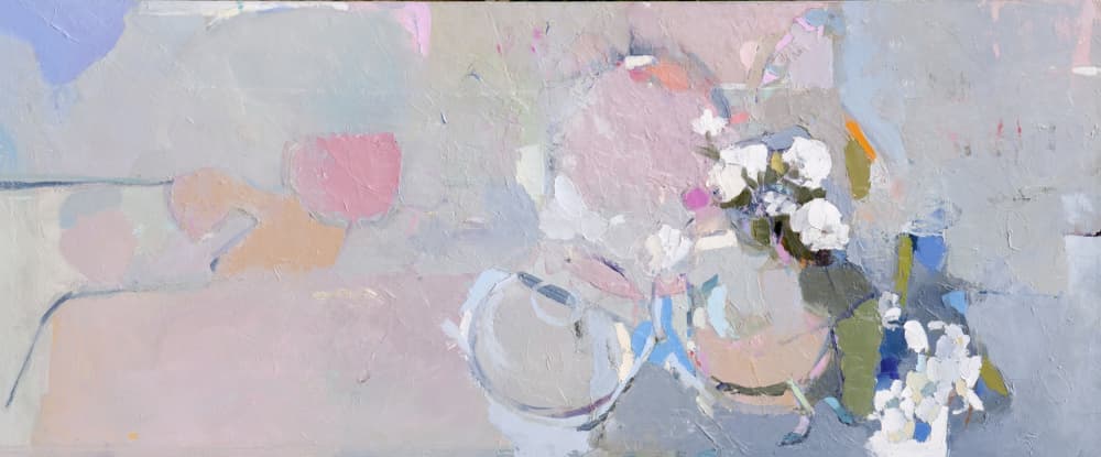 Serene Pastel Blooms by Elena Shraibman — canvas wall art