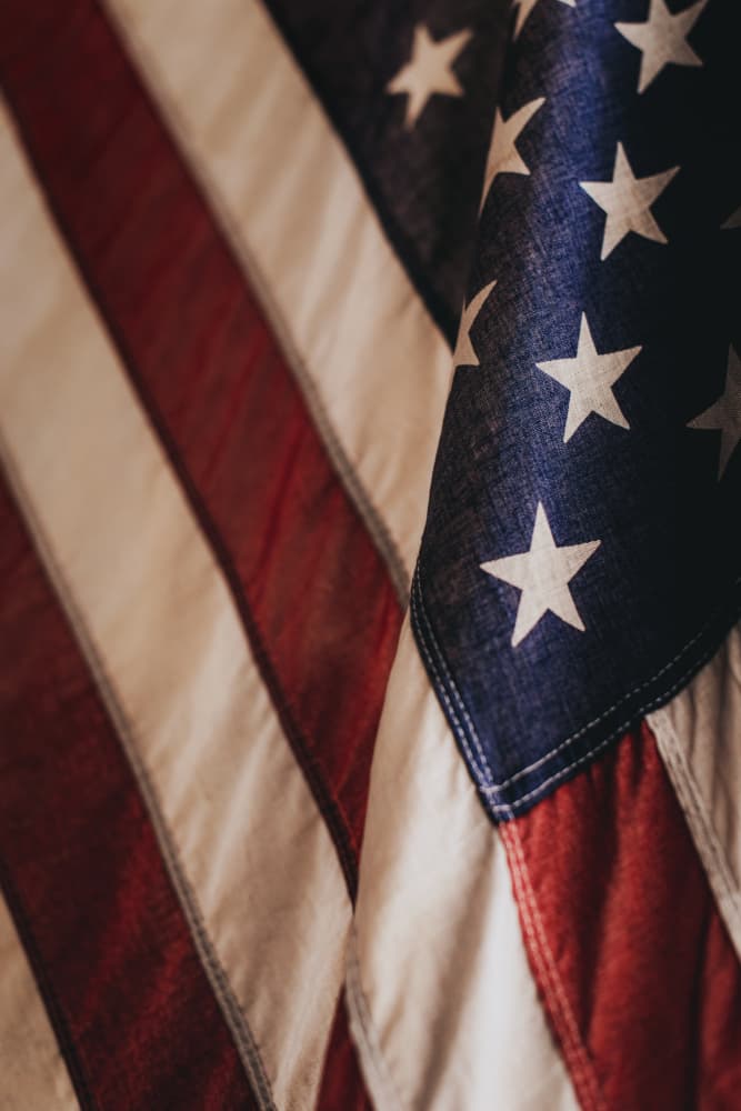 Historic American Flag by Tim Mossholder — canvas wall art