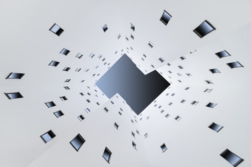 Modern Architectural Perspective by fotomarion — canvas wall art