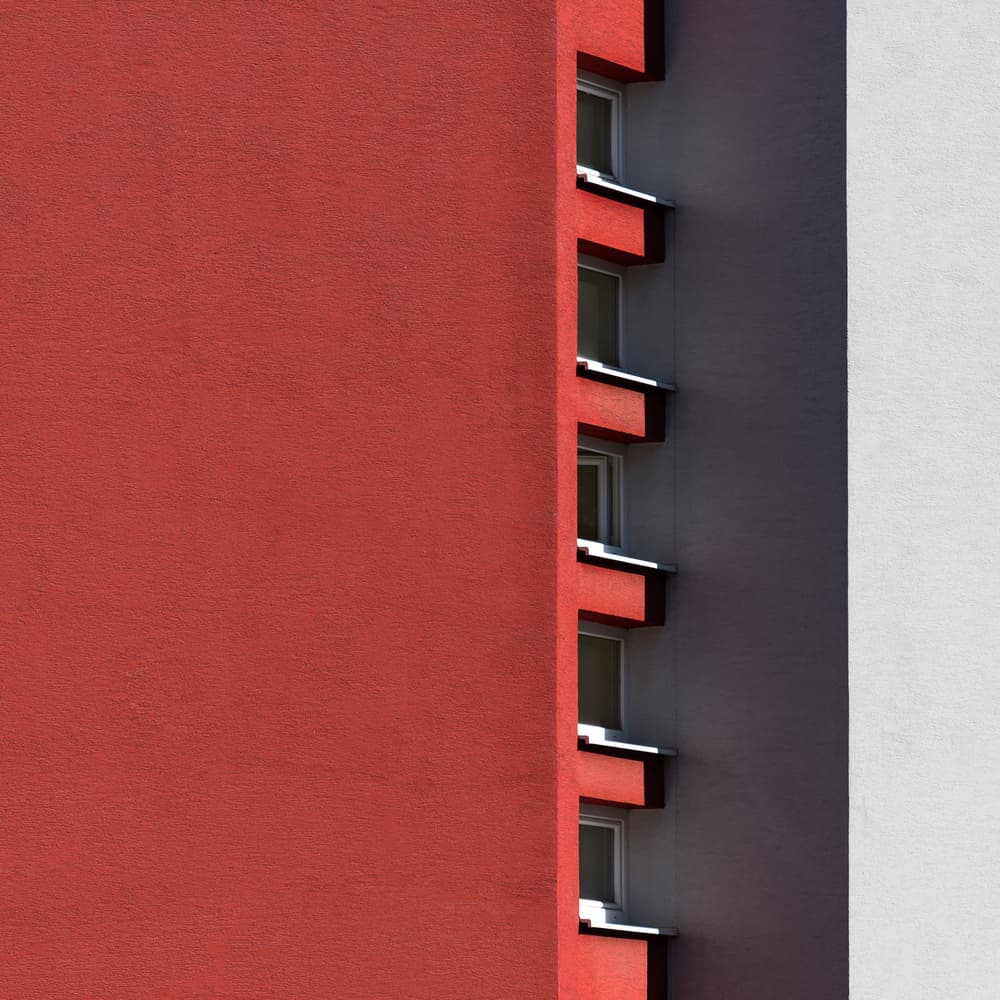 Architectural Color Blocks by Karol Važan — canvas wall art
