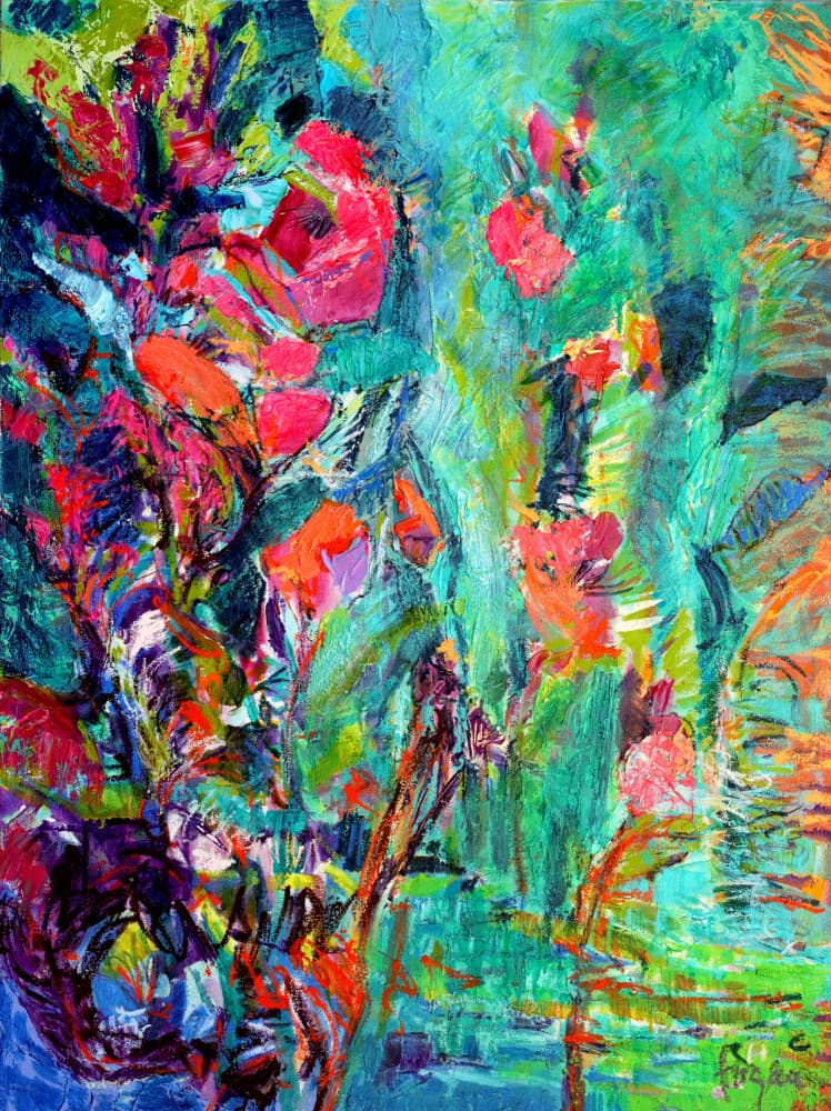 Vivid Colors And Delicate Petals by Dorothy Fagan — canvas wall art