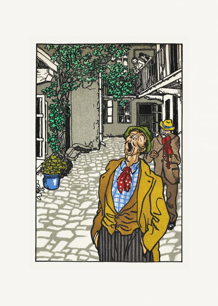 Naturally Gifted Singer by Moriz Jung — canvas wall art