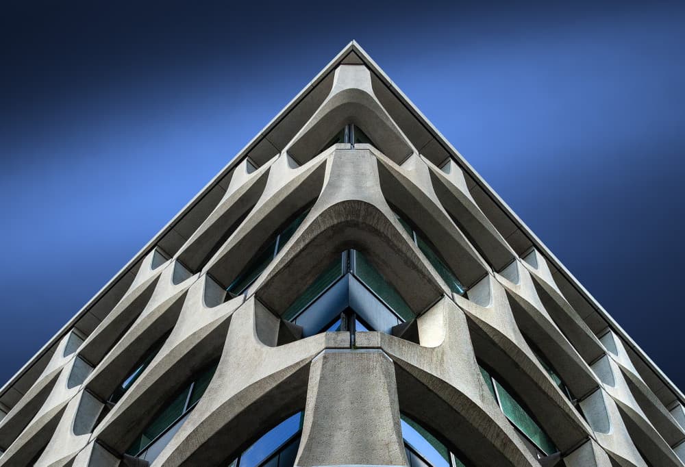 Modern Concrete Form by Jef Van den Houte — canvas wall art