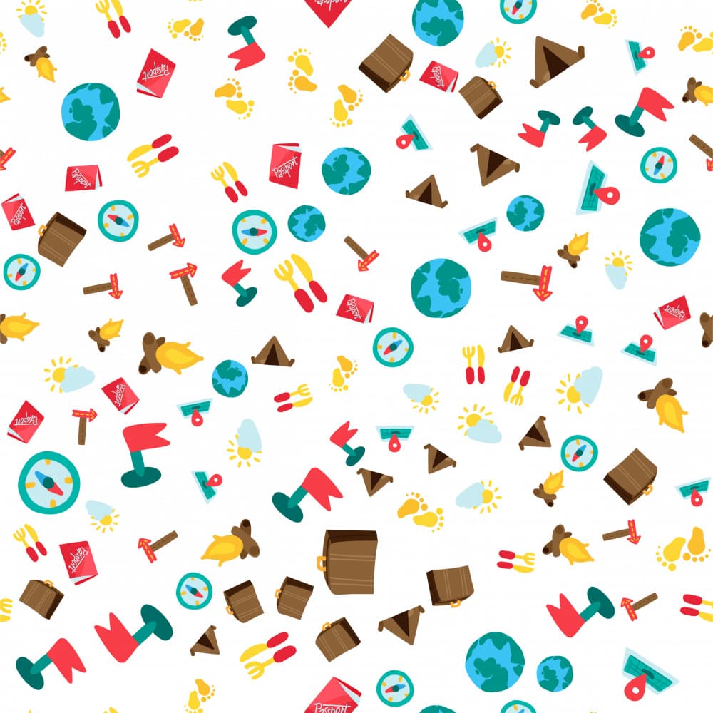Outdoor Adventure Icons by Marika Barsrsind — canvas wall art