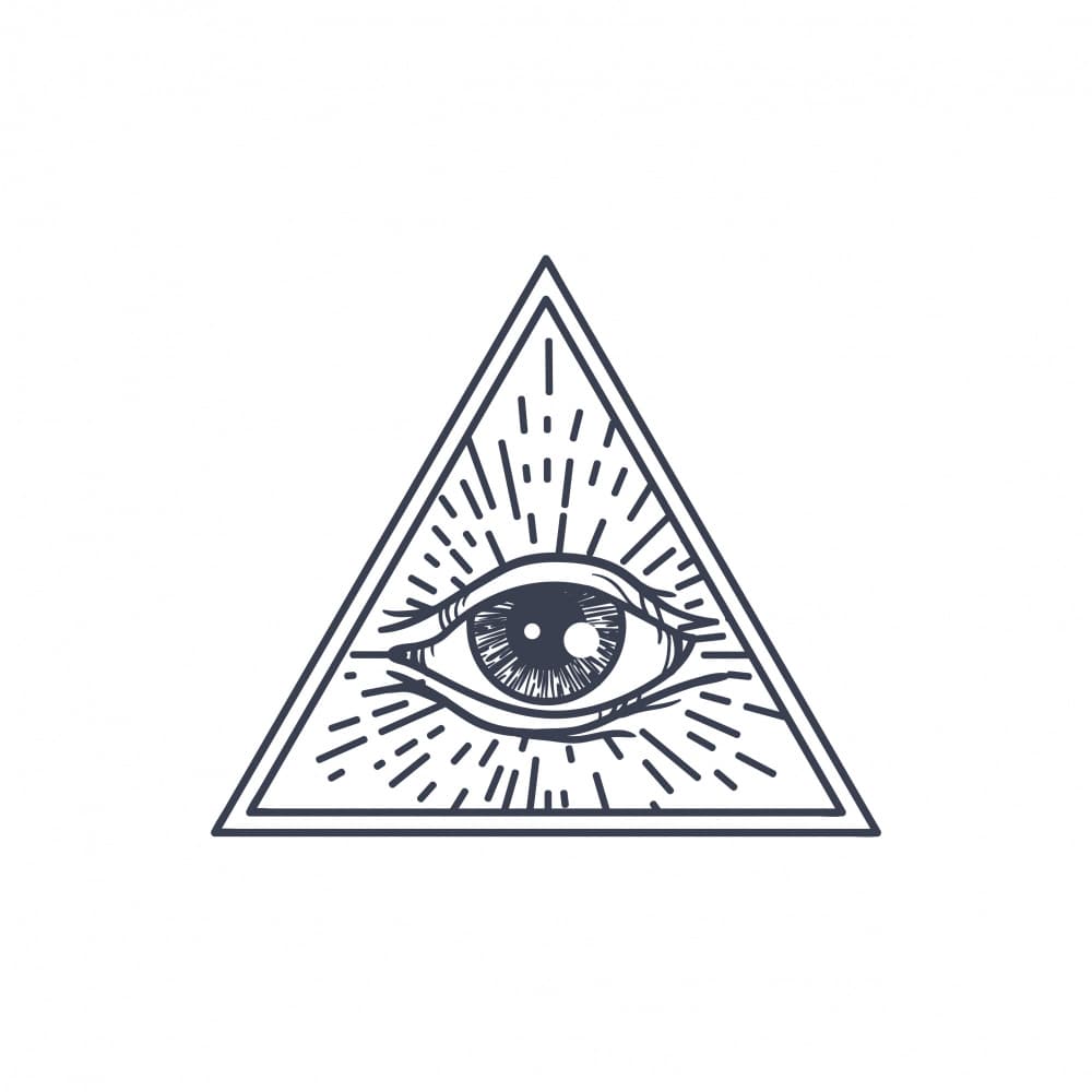 Eye Of Providence Symbol by Marika Barsrsind — canvas wall art