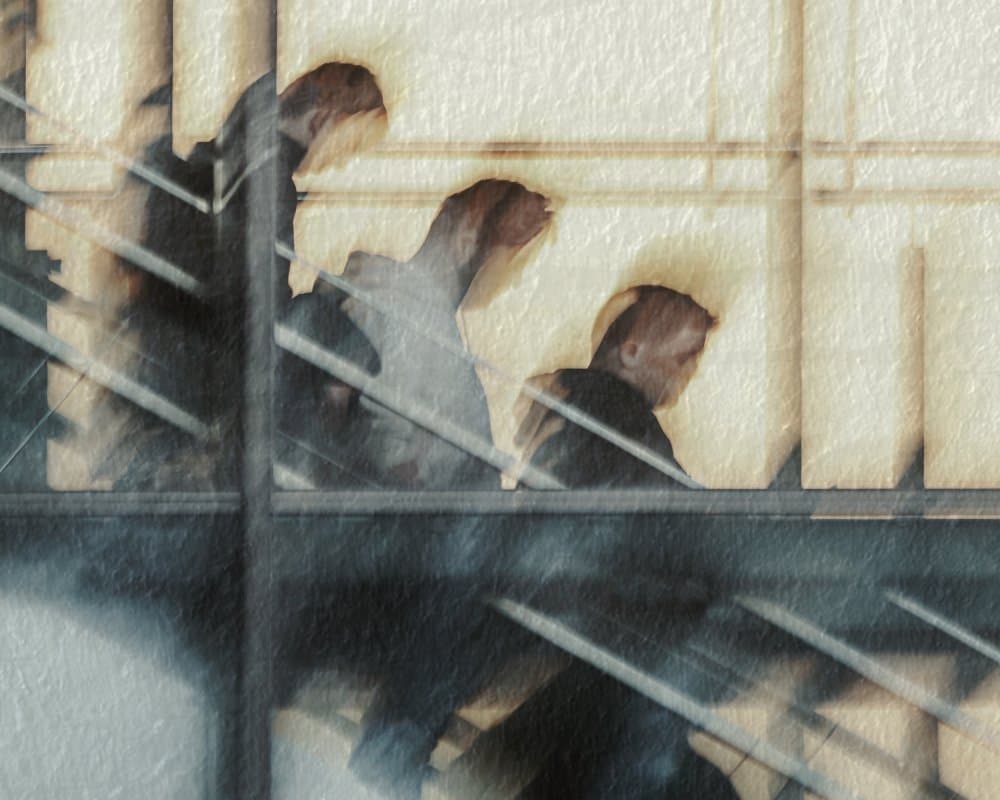 Abstract City Commute by The Jar - Geir Jartveit — canvas wall art