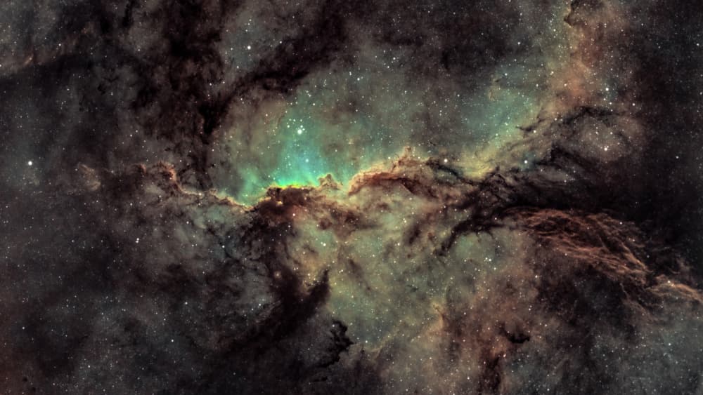 Vibrant Cosmic Nebula by TaranSohal — canvas wall art