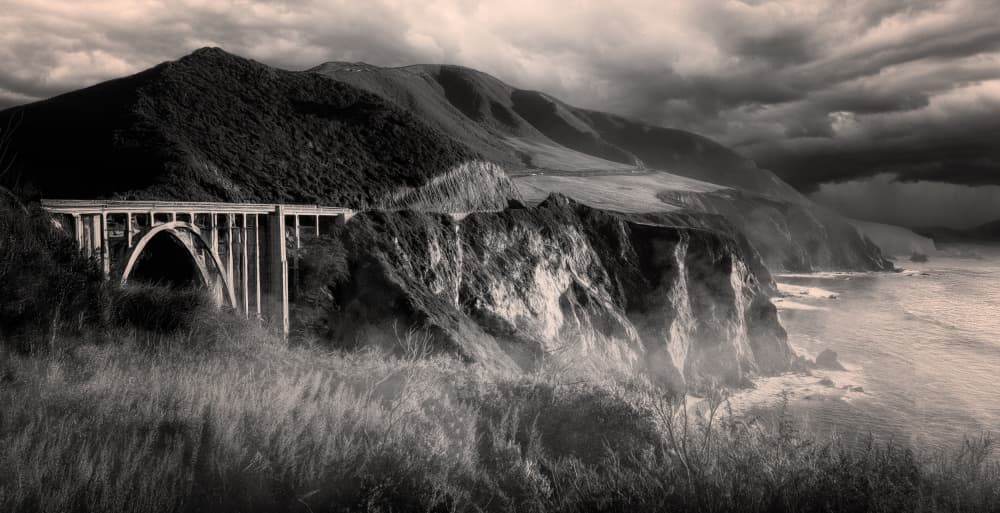 Dramatic Coastal Arch by Barbara Fletcher — canvas wall art