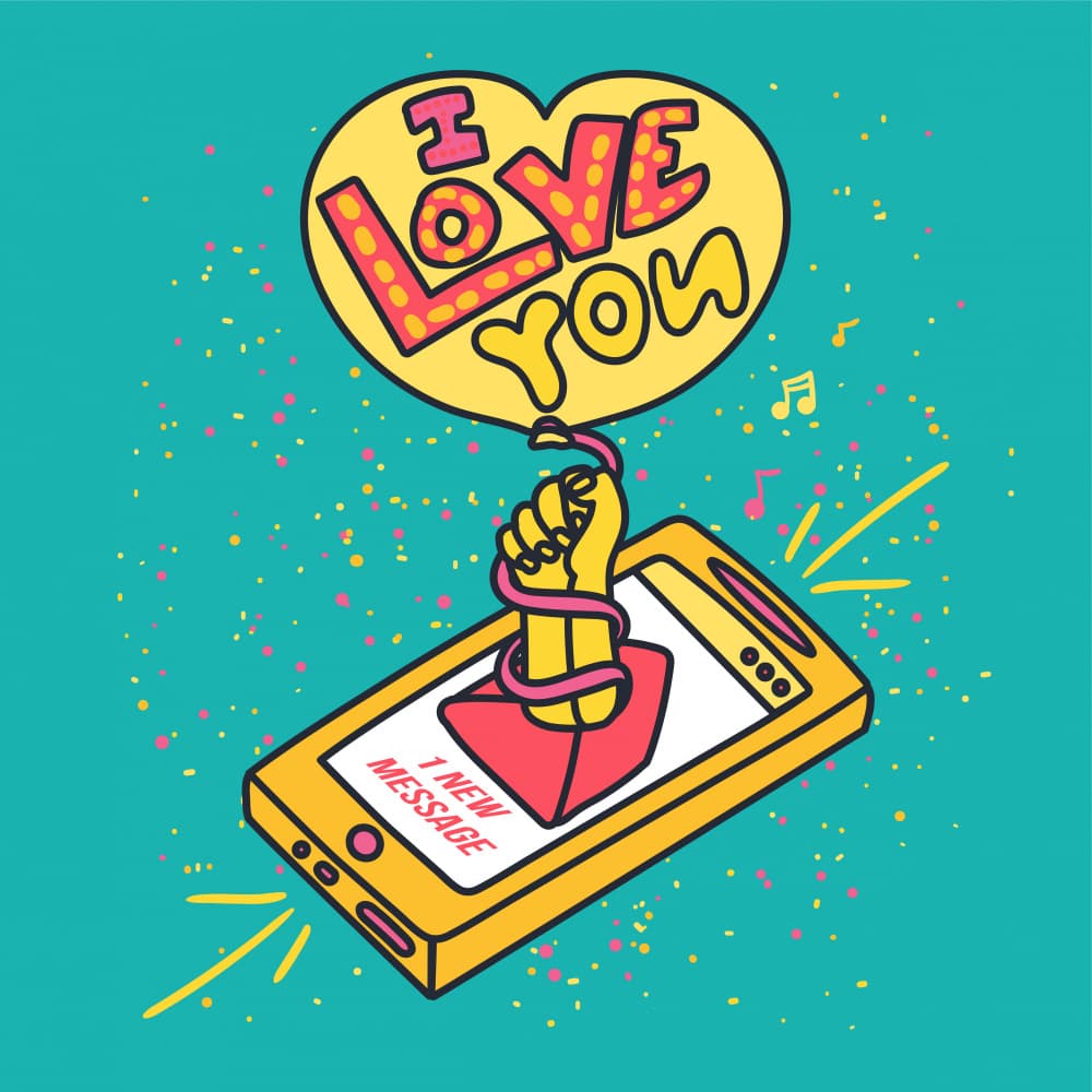 Love Message Surprise by Marika Barsrsind — canvas wall art