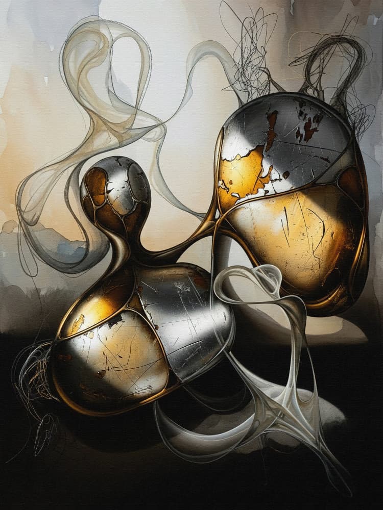 Alchemical Vessels by Miguel Bruzual — canvas wall art