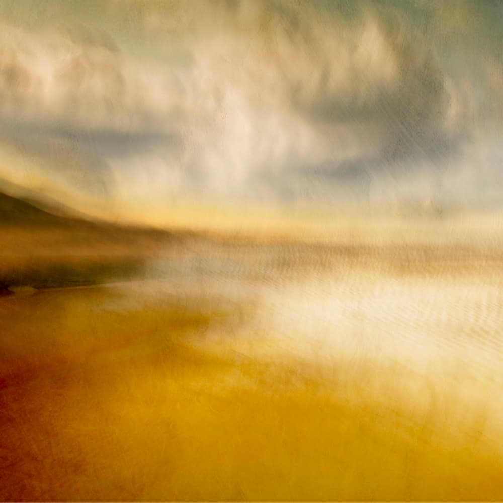 Abstract Sunset Seascape by Jacqueline van Bijnen — canvas wall art