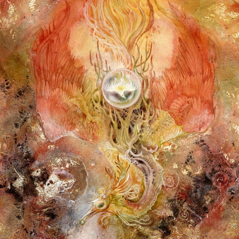 Enchanted Phoenix Seahorse by Stephanie Law — canvas wall art