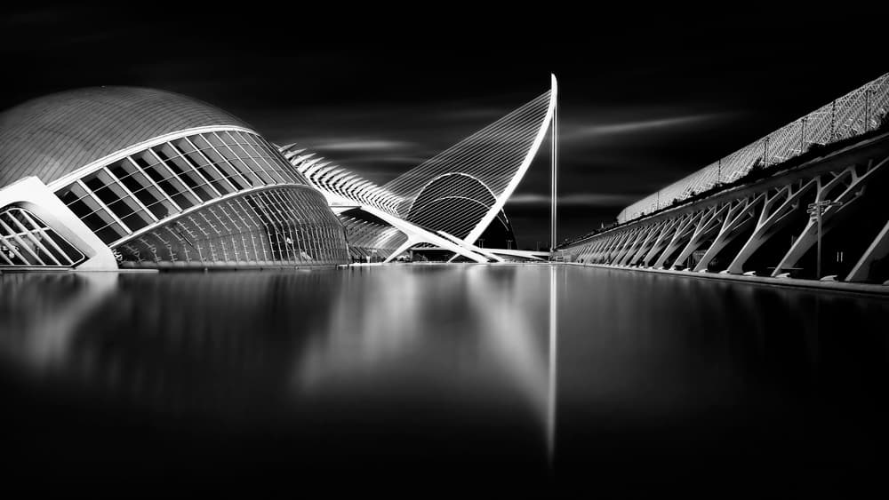 Futuristic City Reflection by Anto Camacho — canvas wall art