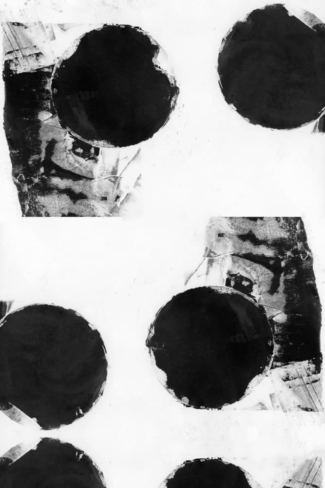 Bold Abstract Circles by cartissi — canvas wall art