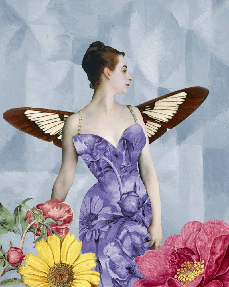 Ethereal Garden Fairy by Wild Violets — canvas wall art