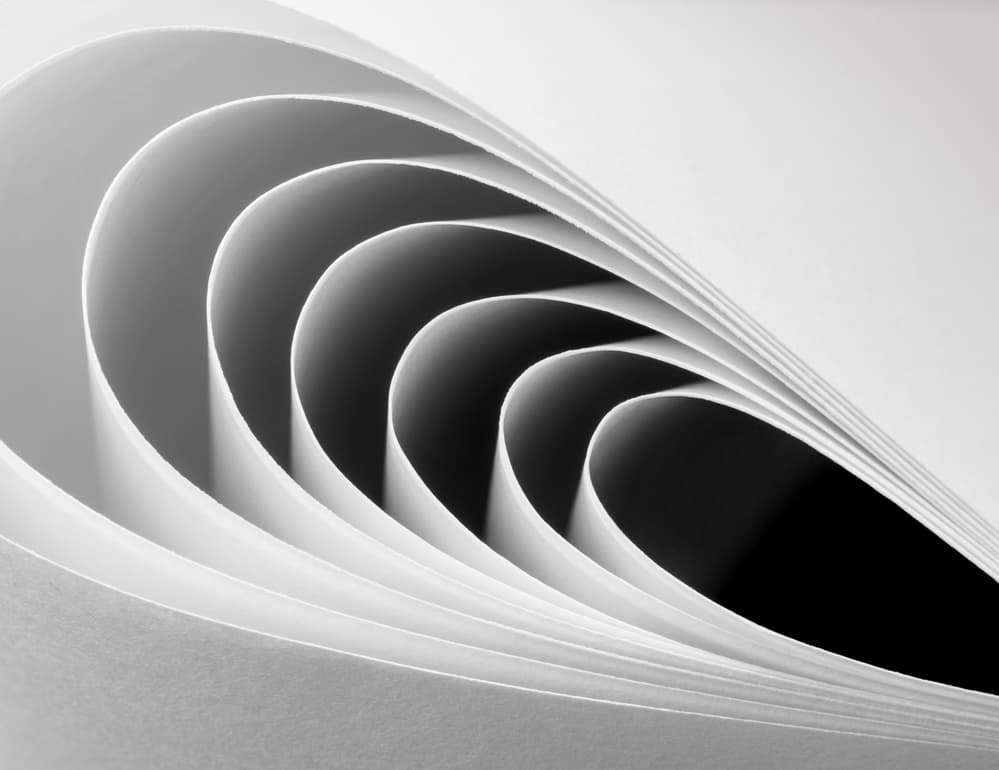 Abstract Paper Rhythm by Jacqueline Hammer — canvas wall art
