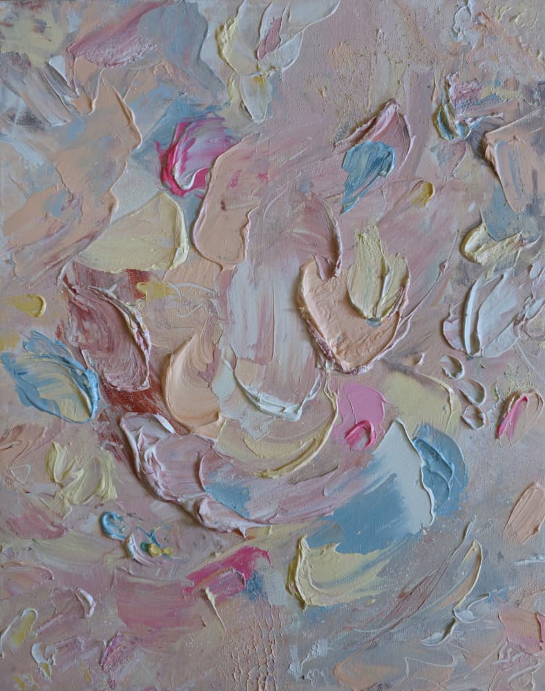 Fluid Pastel Strokes by Anastasiya Devochkina — canvas wall art