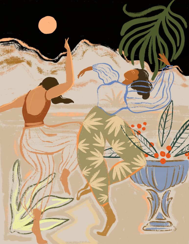 Moonlightdance by Arty Guava — canvas wall art