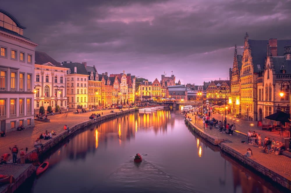 Ghent by Marc Huybrighs — canvas wall art