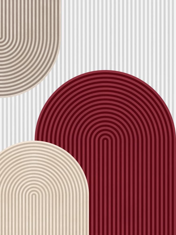 Modern Arch Forms by Vitor Costa — canvas wall art