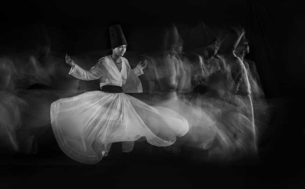 Mystic Whirling Dervish by Rubby Adhisuria — canvas wall art