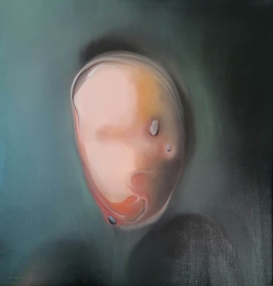 Ethereal Face Blur by Stefano Mazzolini — canvas wall art