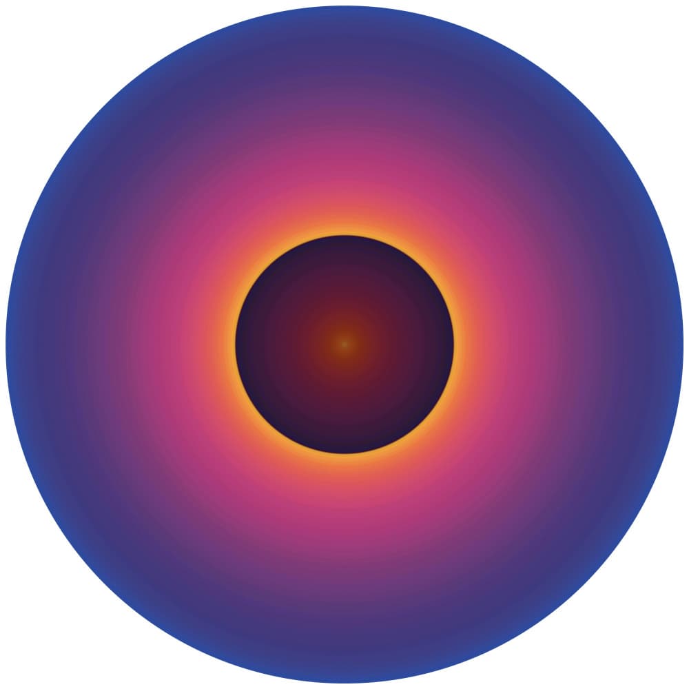 Vibrant Cosmic Sphere by PASLIER Morgan — canvas wall art