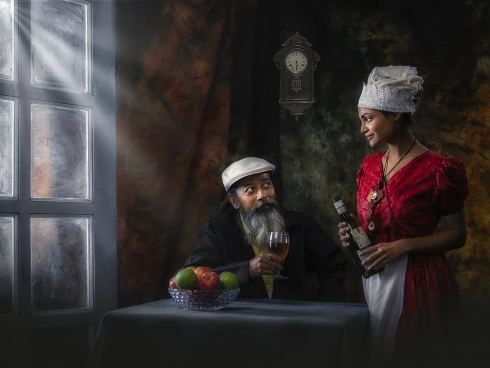 LAND LORD &amp; MISTRESS by PARTHA BHATTACHARYYA — canvas wall art