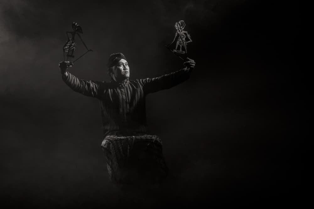 Shadow Puppet Master by Els Keurlinckx — canvas wall art