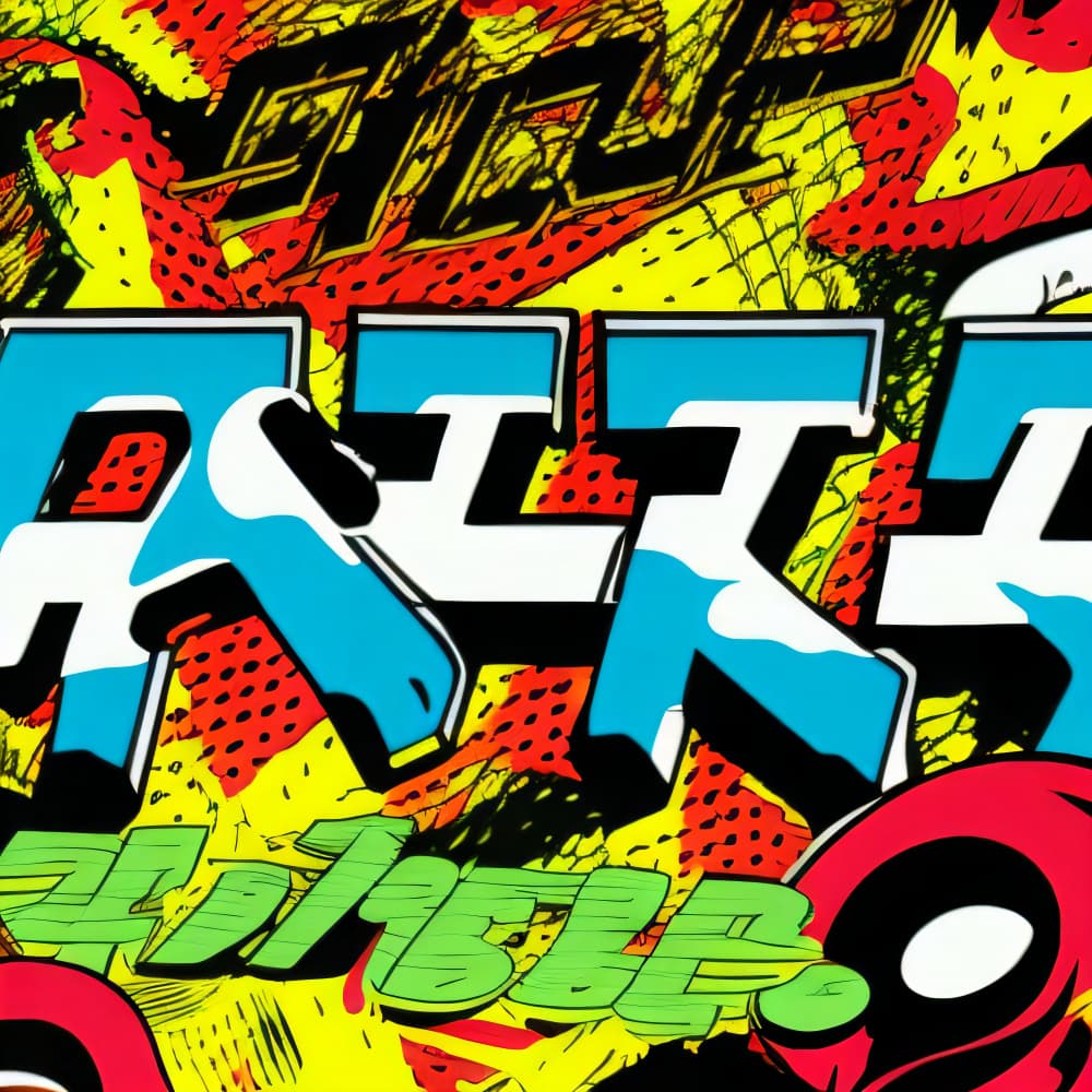 Vibrant Graffiti Pop Art by Cicero Spin — canvas wall art