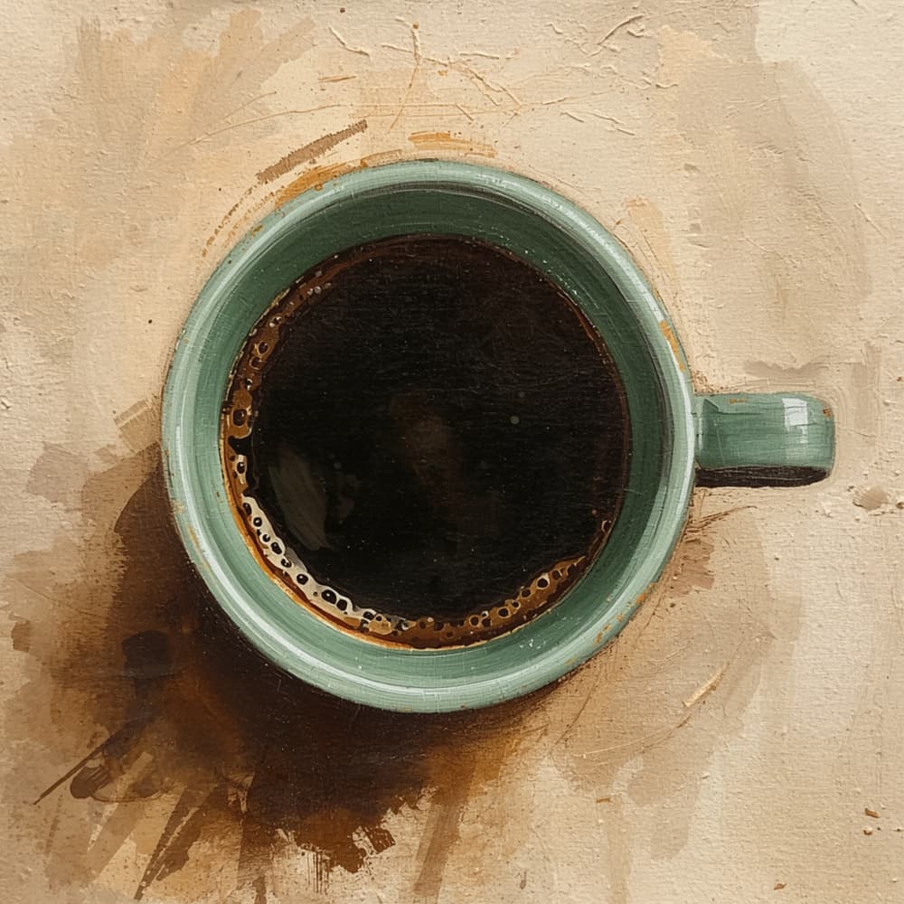 Warm Coffee Mug by Ohkimiko — canvas wall art